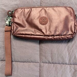 Kipling metallic clutch